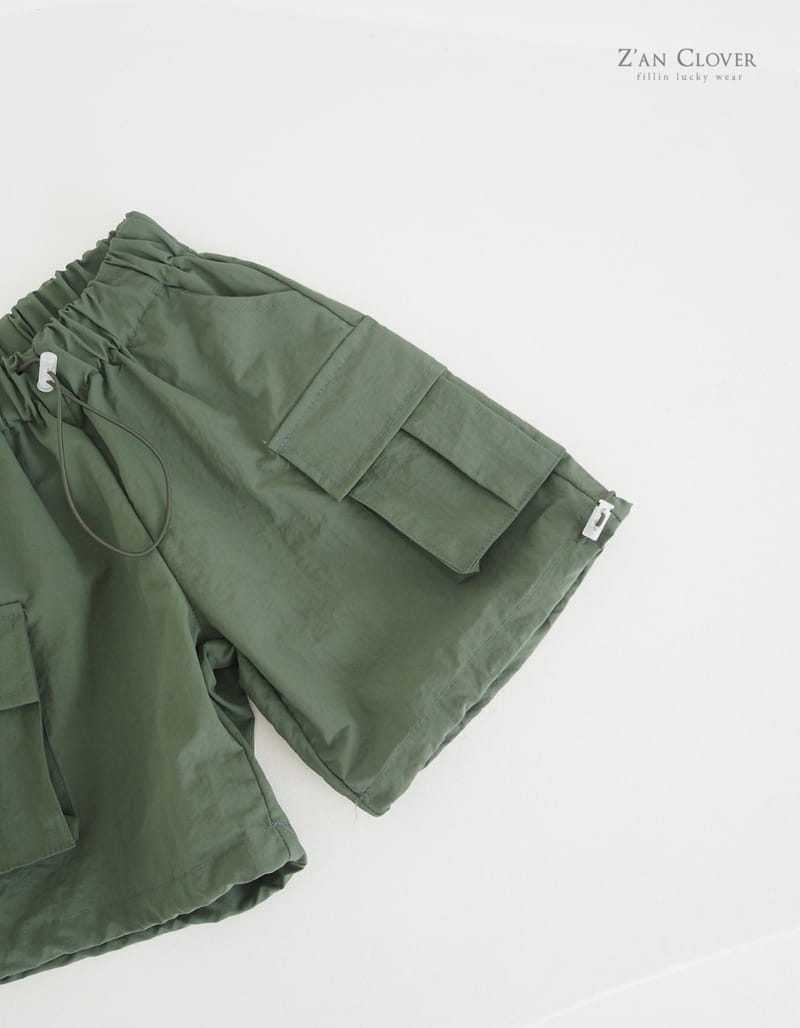 Zan Clover - Korean Children Fashion - #designkidswear - Anorak Over Fit Cargo  Shorts - 4