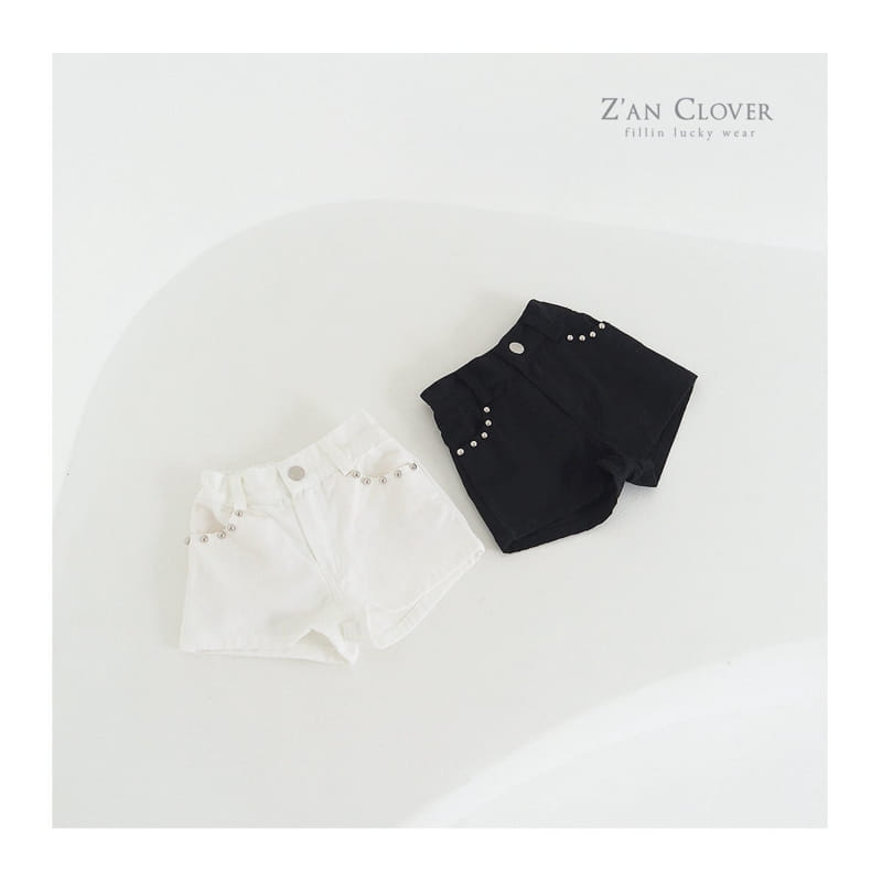 Zan Clover - Korean Children Fashion - #discoveringself - Stud Shorts