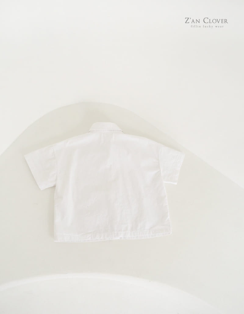 Zan Clover - Korean Children Fashion - #discoveringself - Zac Boxy White Shirt - 5