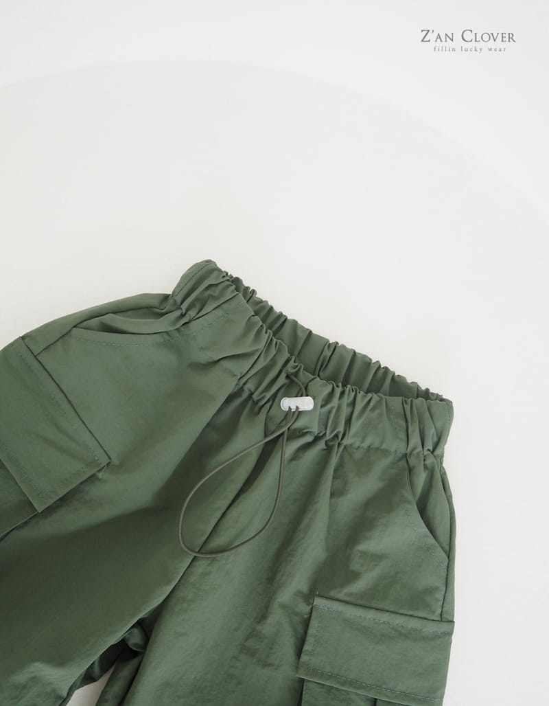 Zan Clover - Korean Children Fashion - #fashionkids - Anorak Over Fit Cargo  Shorts - 5