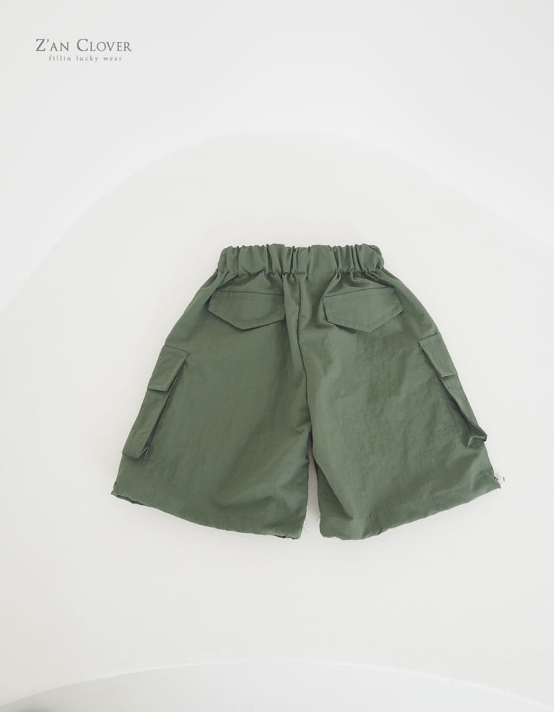 Zan Clover - Korean Children Fashion - #kidsshorts - Anorak Over Fit Cargo  Shorts - 6