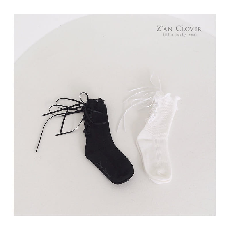 Zan Clover - Korean Children Fashion - #kidsstore - Ballet Core Socks Set