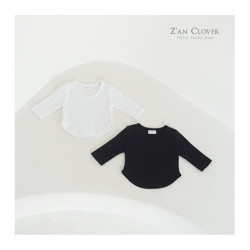 Zan Clover - Korean Children Fashion - #magicofchildhood - Round Short Sleeve Tee