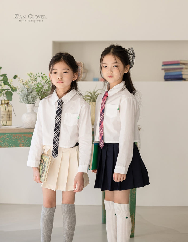 Zan Clover - Korean Children Fashion - #magicofchildhood - Clover Over Knee Socks - 7