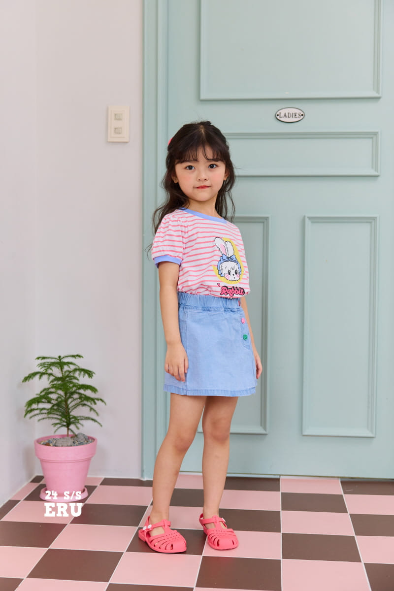 e.ru - Korean Children Fashion - #Kfashion4kids - Line Rabbit Tee - 10