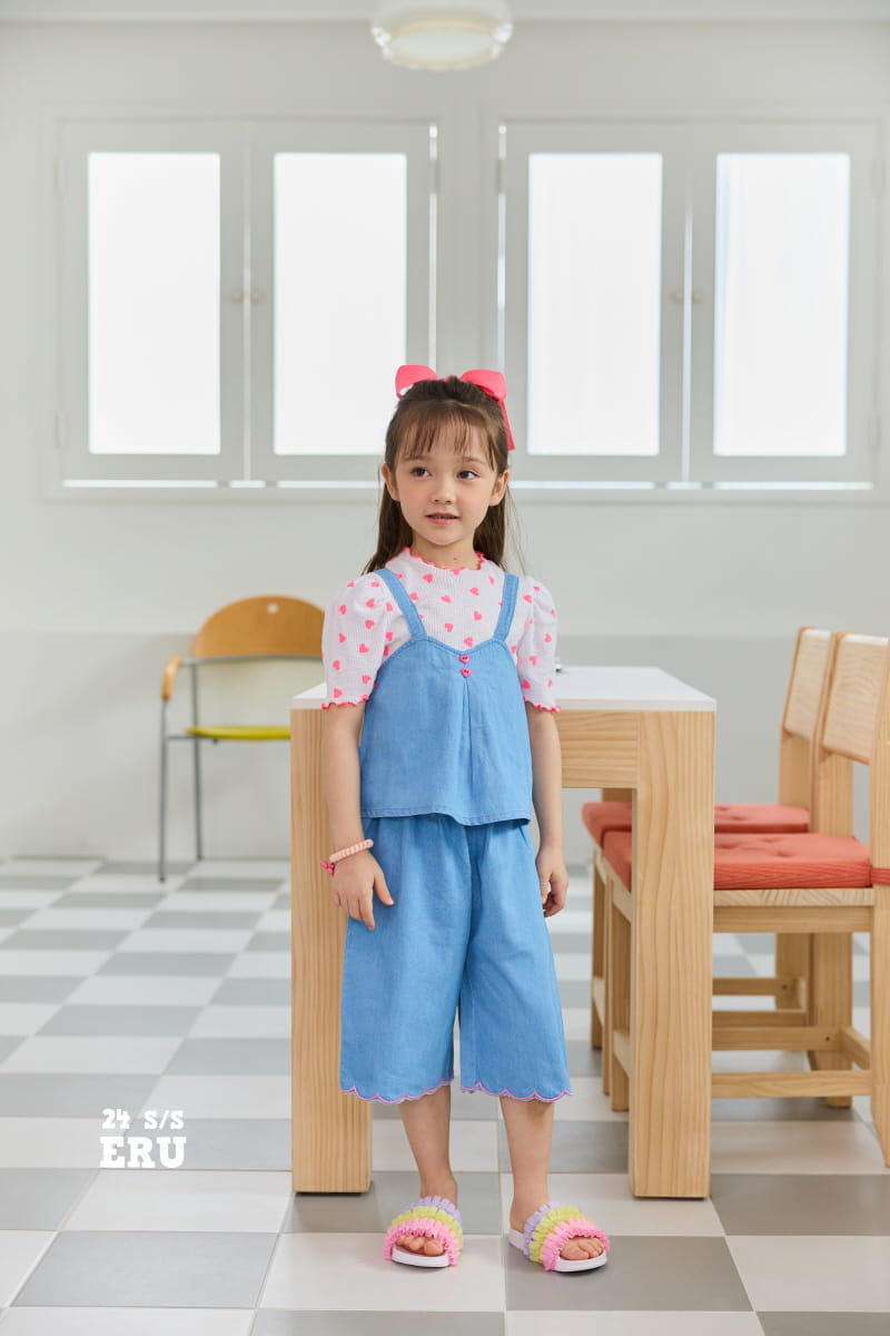 e.ru - Korean Children Fashion - #Kfashion4kids - Hani Wide Pants Set - 3