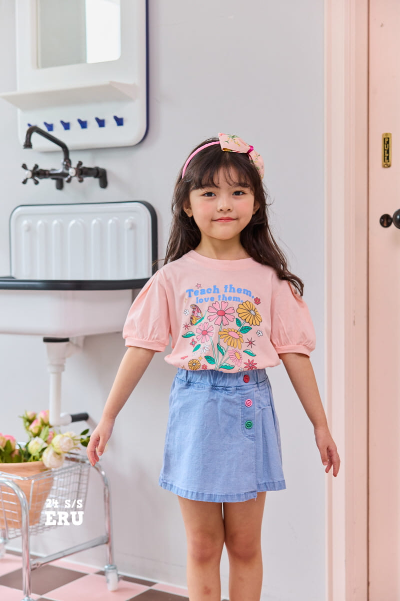 e.ru - Korean Children Fashion - #Kfashion4kids - Flower Tee - 2