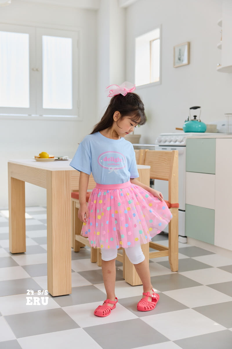 e.ru - Korean Children Fashion - #childofig - Flower Skirt Leggings - 9