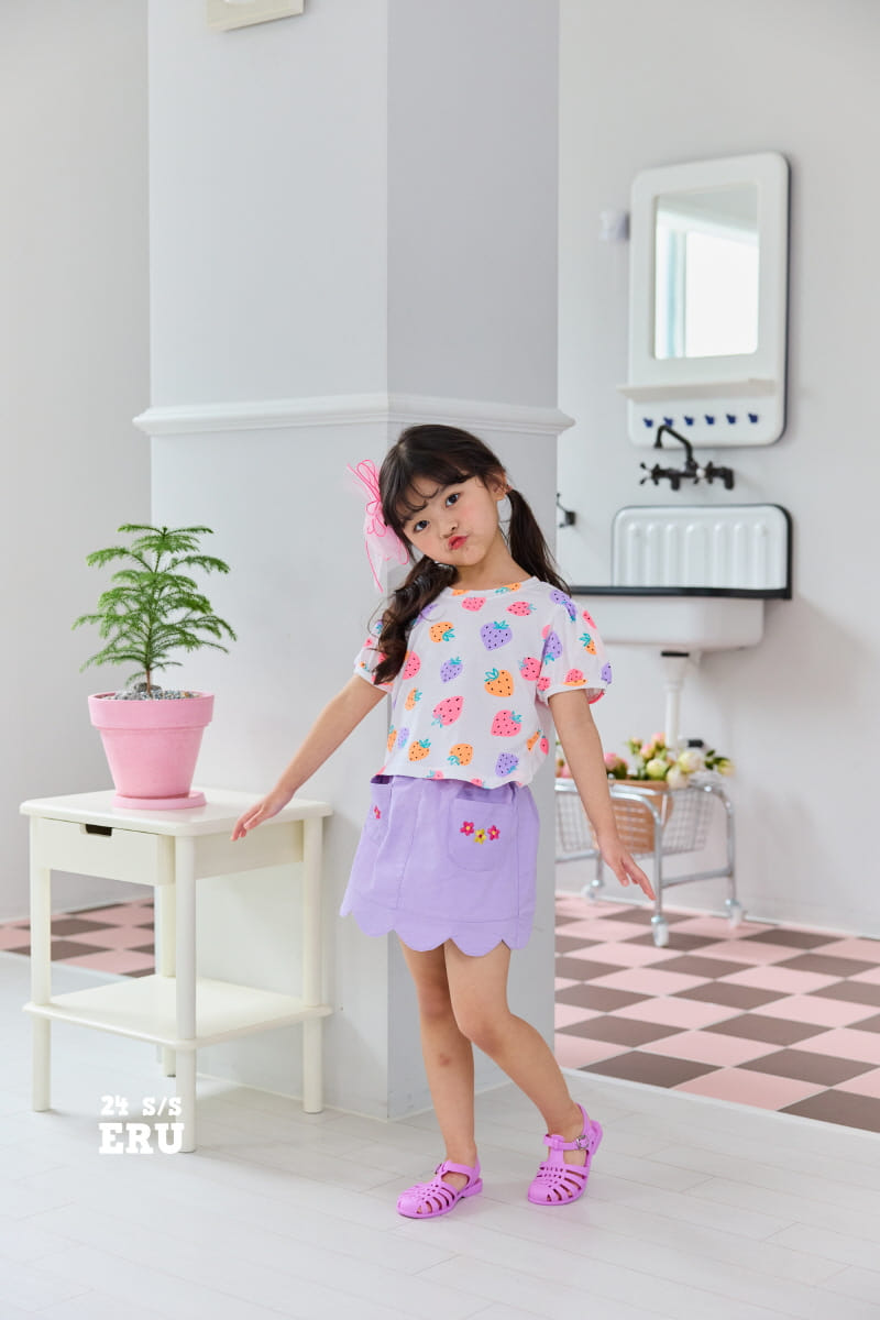 e.ru - Korean Children Fashion - #childofig - Berry Crop Tee - 5