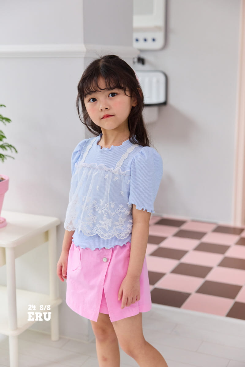 e.ru - Korean Children Fashion - #childrensboutique - Lace Bustier Tee - 9