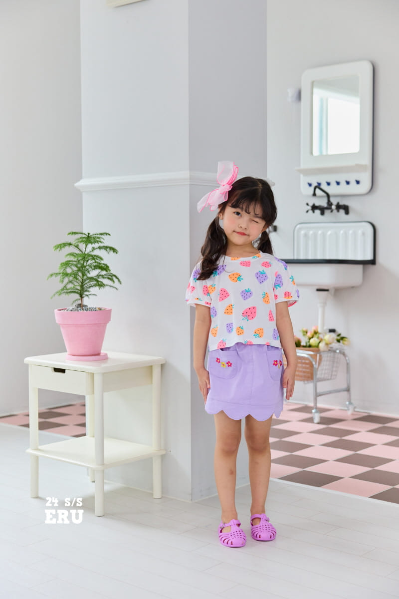 e.ru - Korean Children Fashion - #designkidswear - Berry Crop Tee - 7