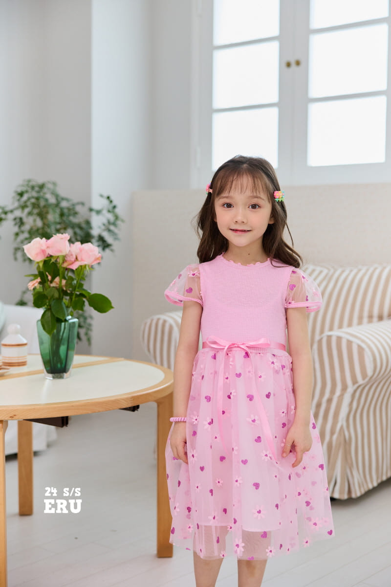 e.ru - Korean Children Fashion - #designkidswear - Heart One-Piece - 2
