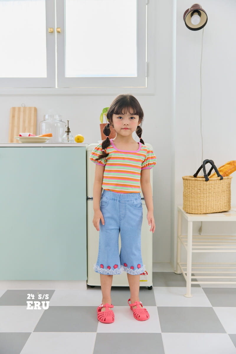 e.ru - Korean Children Fashion - #discoveringself - Line Square Tee - 6