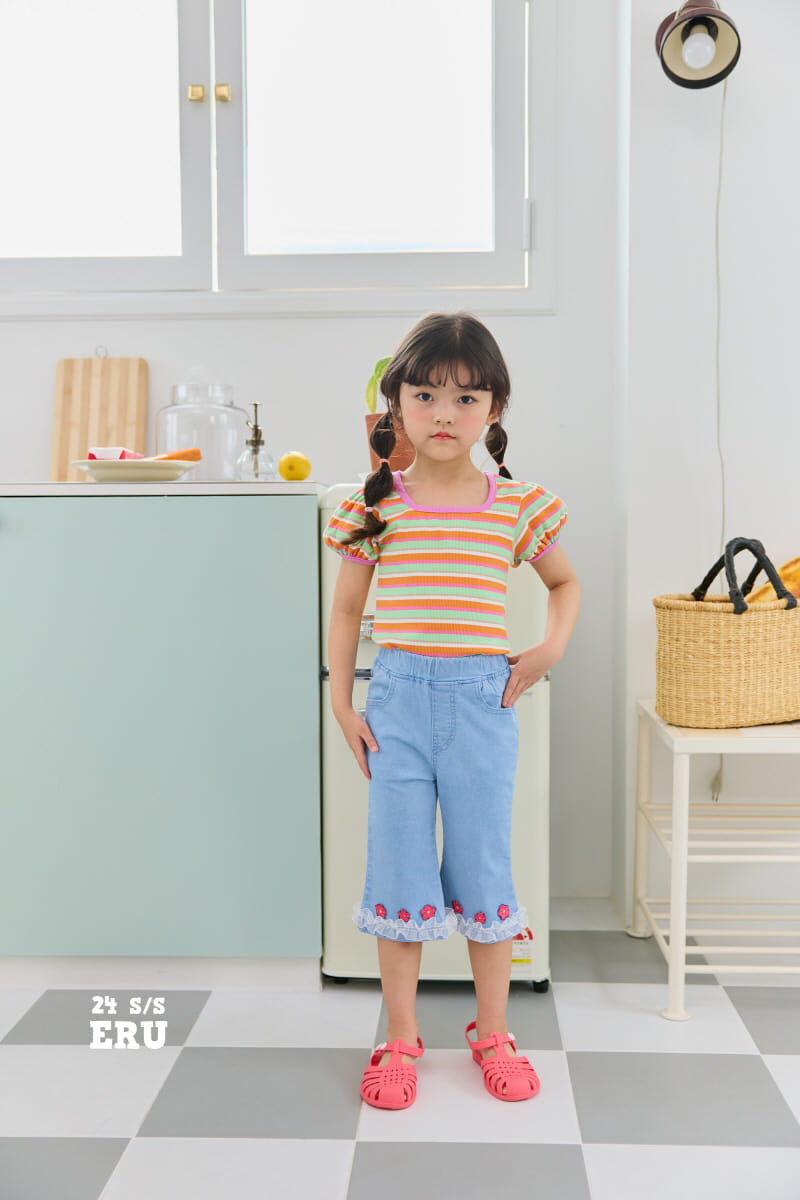 e.ru - Korean Children Fashion - #fashionkids - Line Square Tee - 7