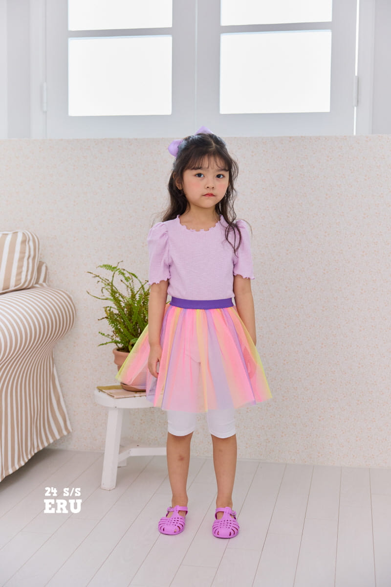 e.ru - Korean Children Fashion - #kidsstore - Rainbow Skirt Leggings - 2