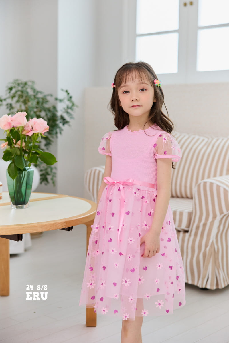 e.ru - Korean Children Fashion - #kidsstore - Heart One-Piece - 6