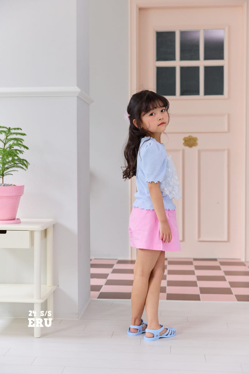 e.ru - Korean Children Fashion - #kidsshorts - Heart Wrap Span Pants - 4