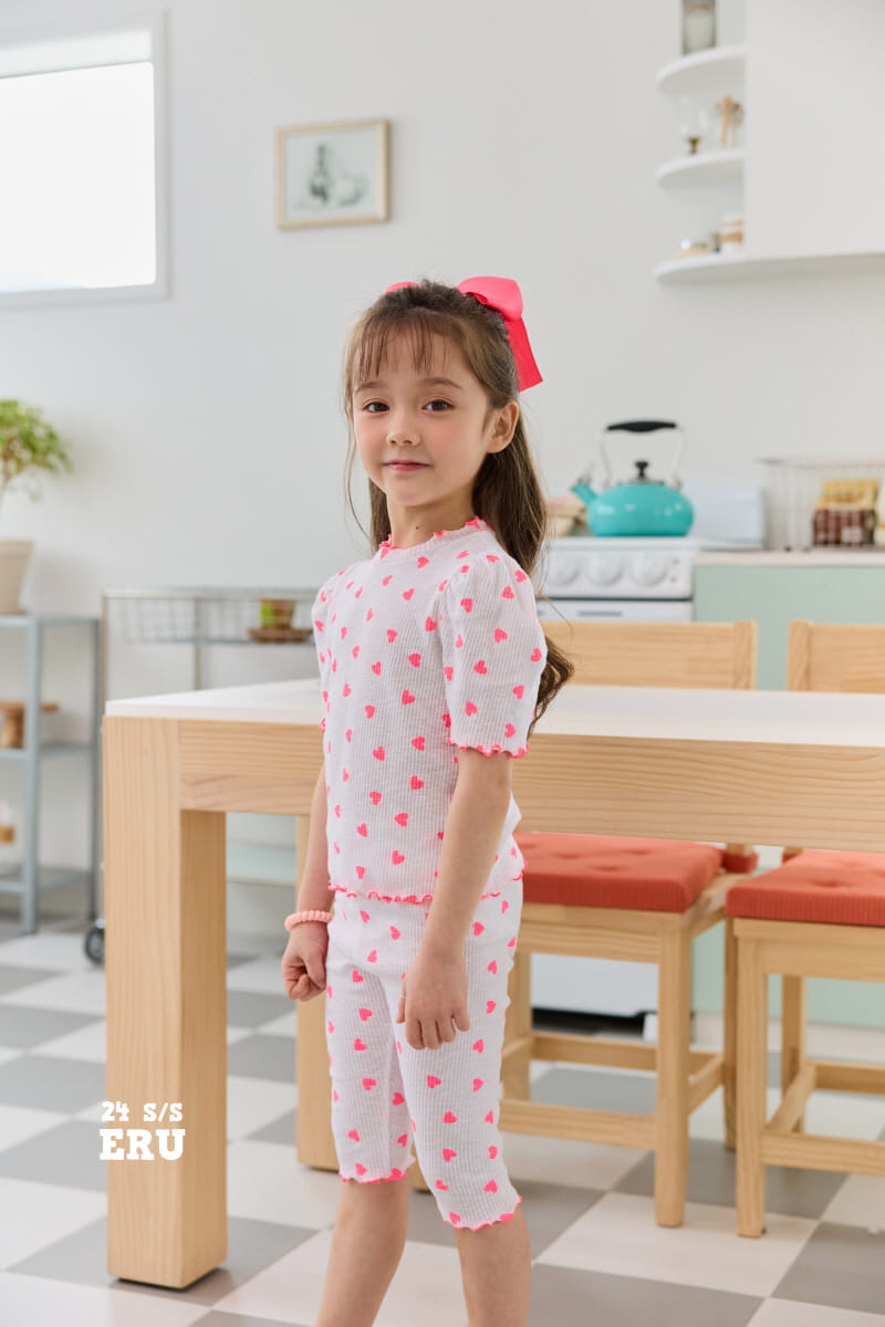 e.ru - Korean Children Fashion - #kidsstore - Heart Rib Tee - 2