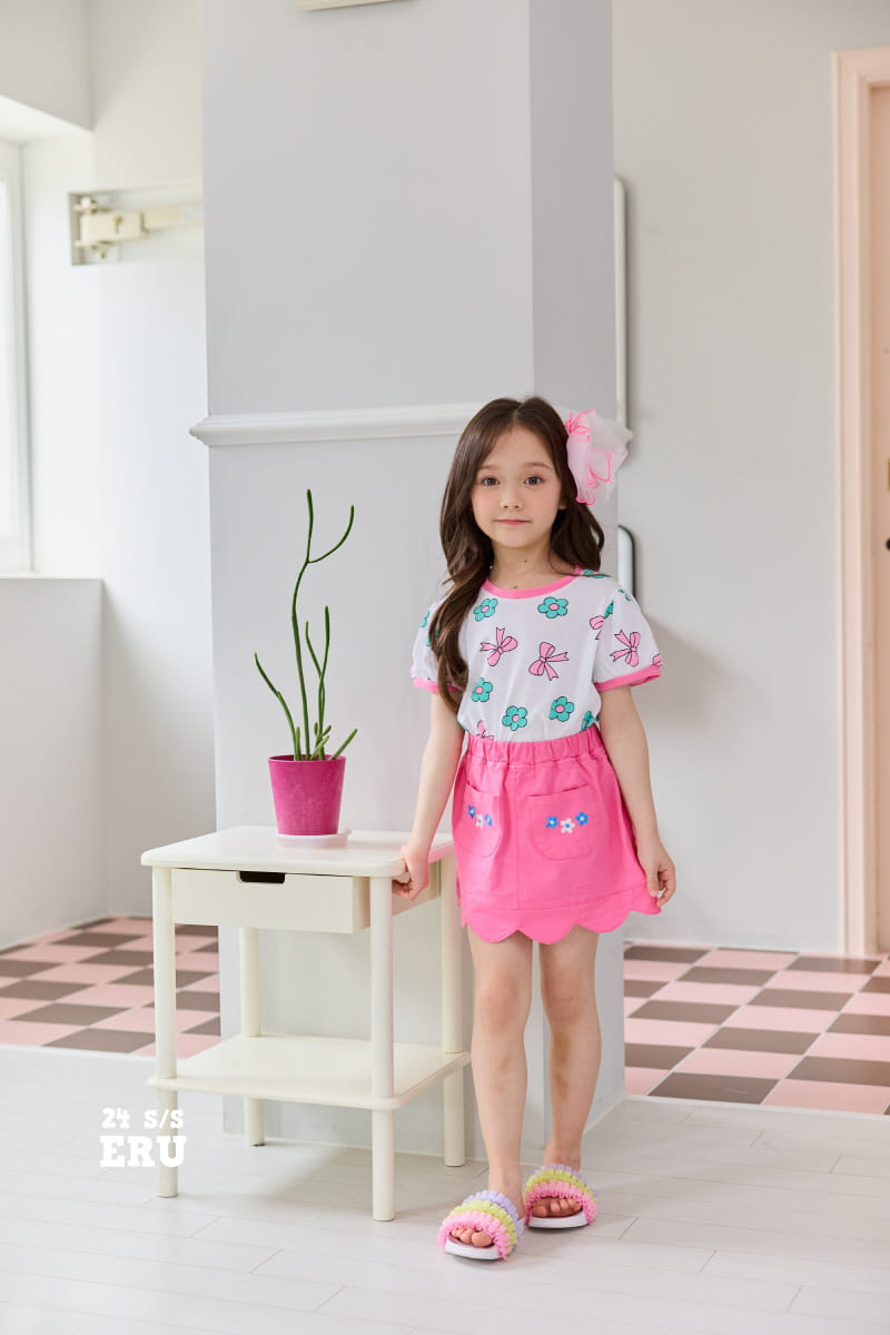 e.ru - Korean Children Fashion - #kidzfashiontrend - Ska Wrap Skirt - 2