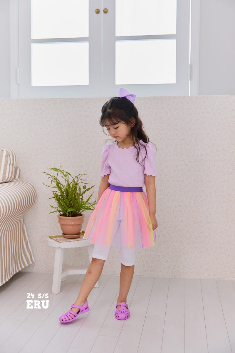 e.ru - Korean Children Fashion - #kidzfashiontrend - Rainbow Skirt Leggings - 3
