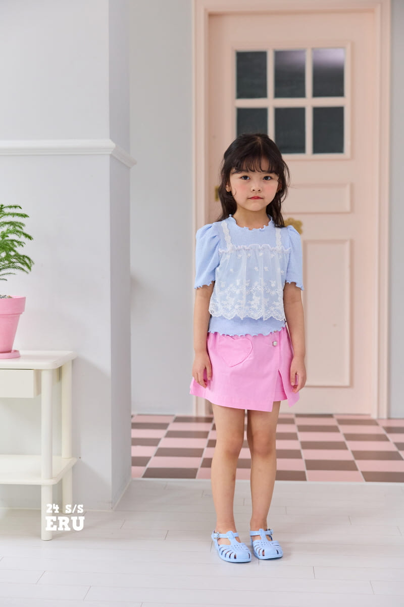 e.ru - Korean Children Fashion - #kidzfashiontrend - Heart Wrap Span Pants - 5