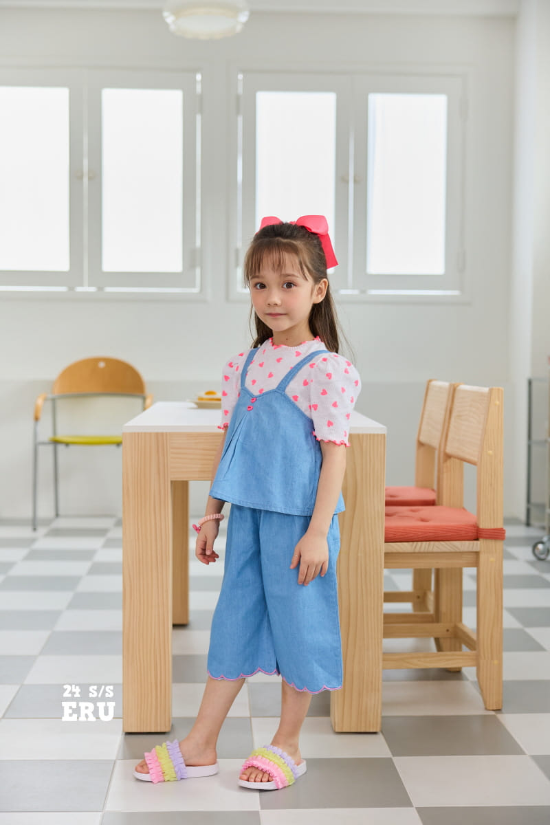 e.ru - Korean Children Fashion - #kidzfashiontrend - Hani Wide Pants Set - 2
