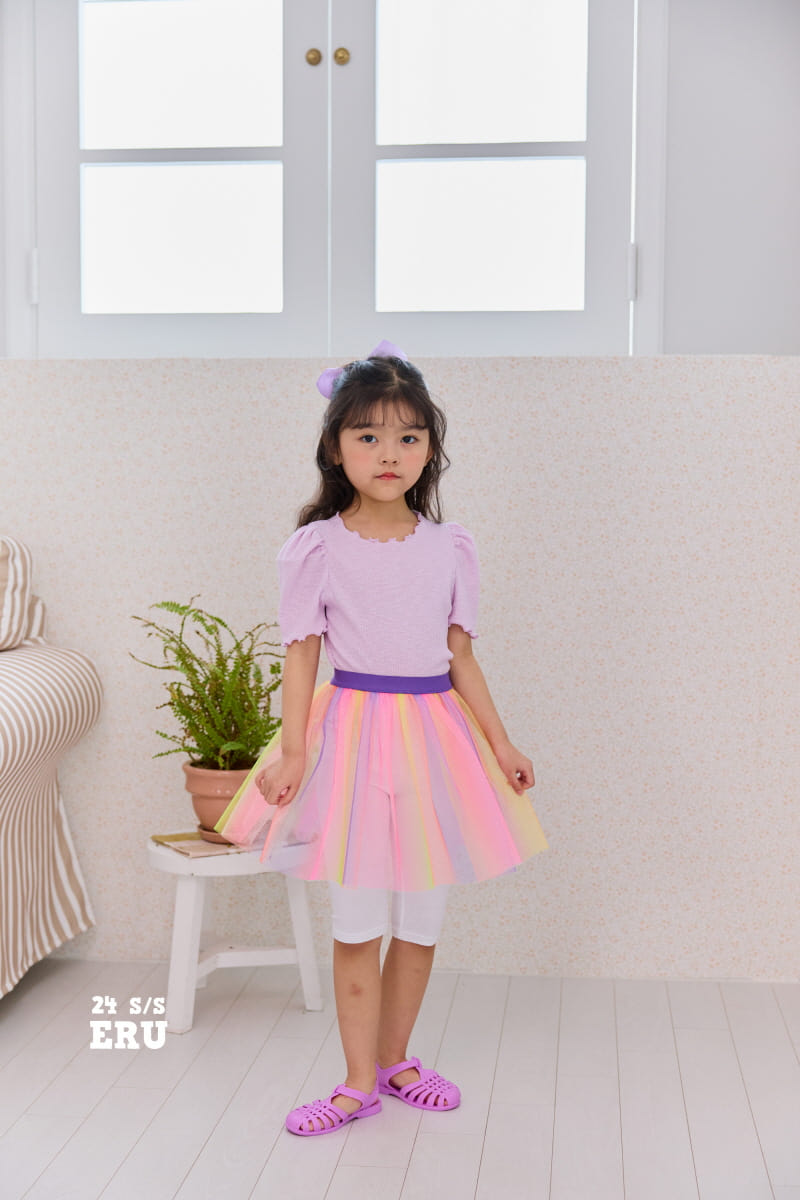 e.ru - Korean Children Fashion - #littlefashionista - Rainbow Skirt Leggings - 5