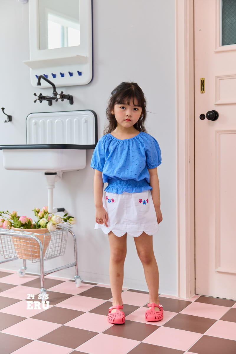 e.ru - Korean Children Fashion - #littlefashionista - Lace Blouse - 2