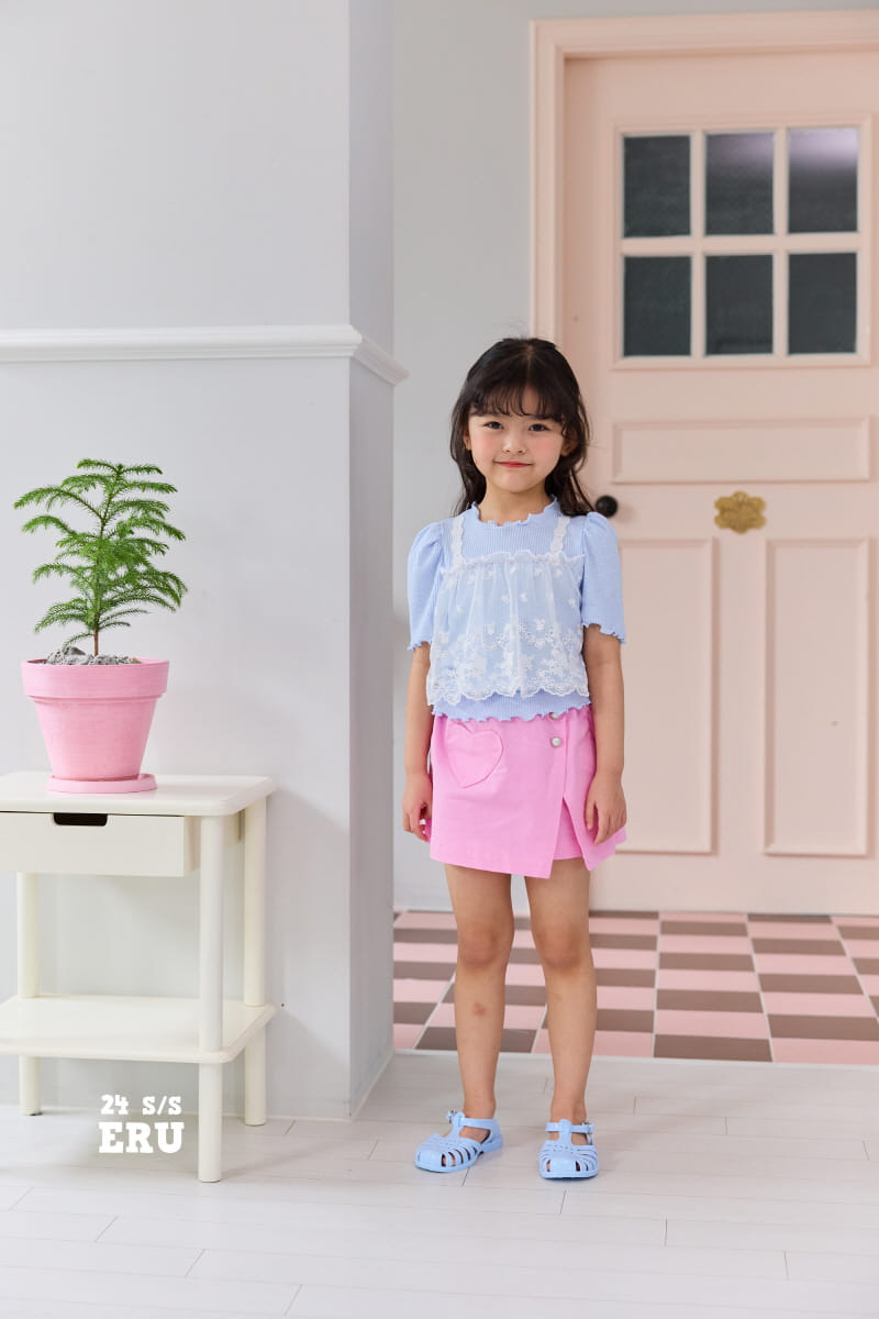e.ru - Korean Children Fashion - #littlefashionista - Lace Bustier Tee