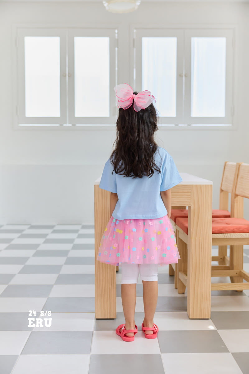 e.ru - Korean Children Fashion - #magicofchildhood - Flower Skirt Leggings - 3