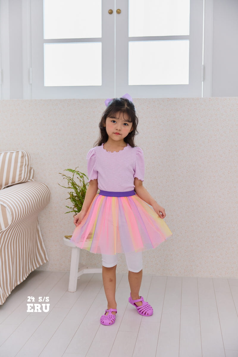 e.ru - Korean Children Fashion - #magicofchildhood - Rainbow Skirt Leggings - 6