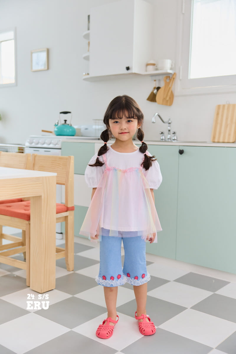 e.ru - Korean Children Fashion - #littlefashionista - Rainbow Long Tee - 4