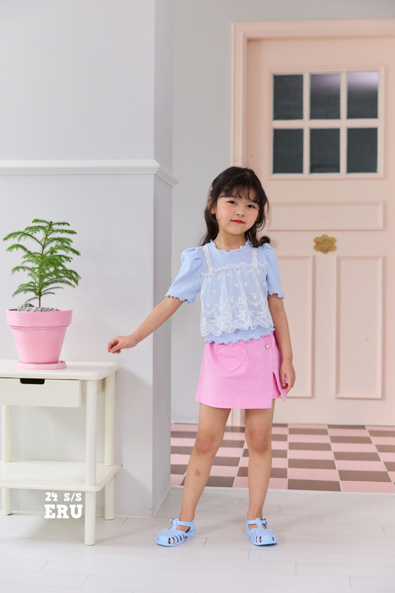 e.ru - Korean Children Fashion - #magicofchildhood - Lace Bustier Tee - 2