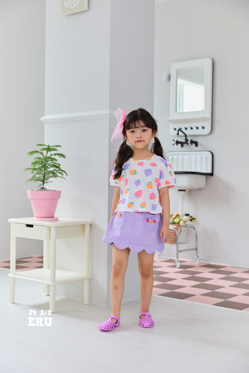 e.ru - Korean Children Fashion - #minifashionista - Berry Crop Tee - 2