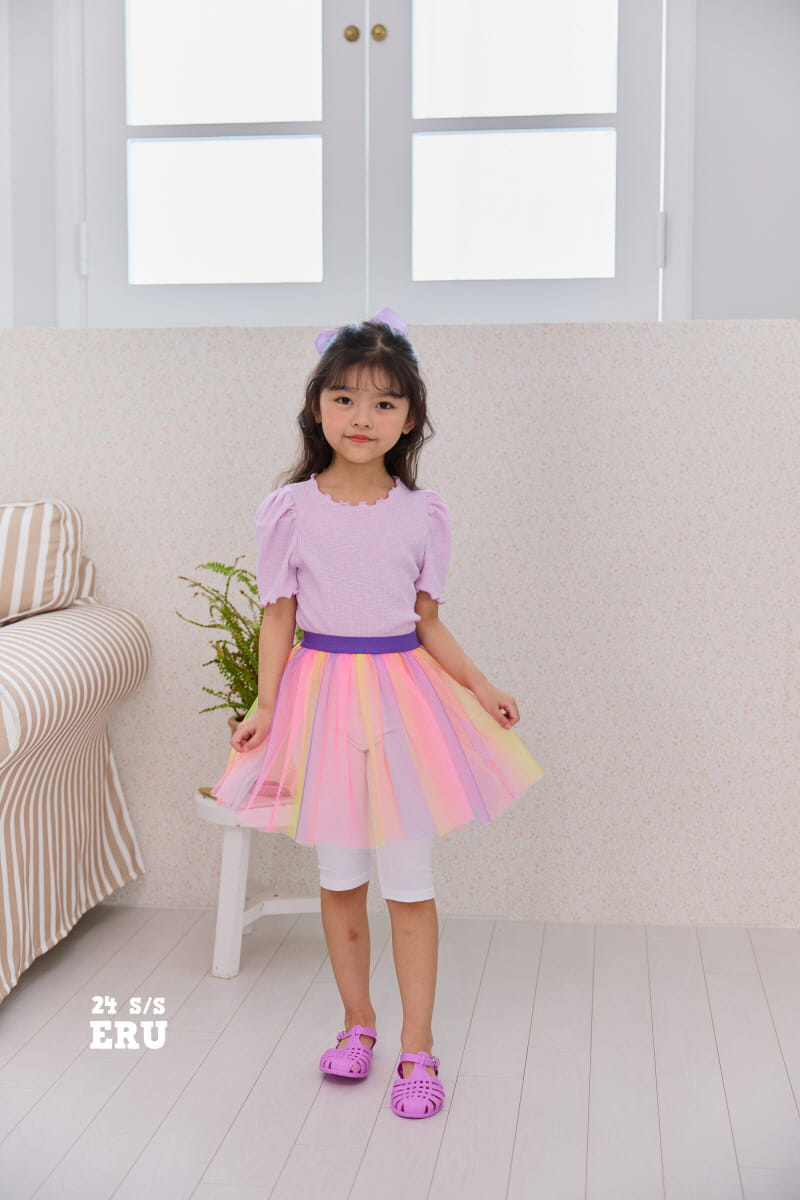 e.ru - Korean Children Fashion - #minifashionista - Rainbow Skirt Leggings - 7