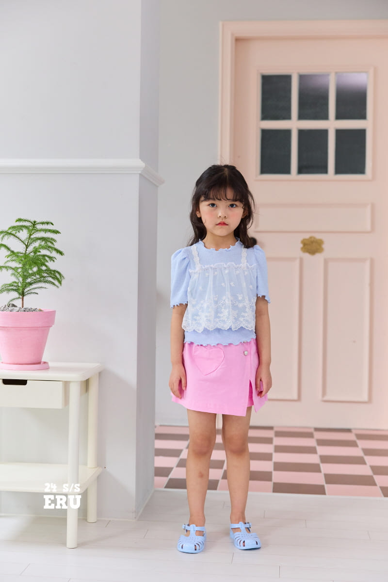 e.ru - Korean Children Fashion - #minifashionista - Lace Bustier Tee - 3