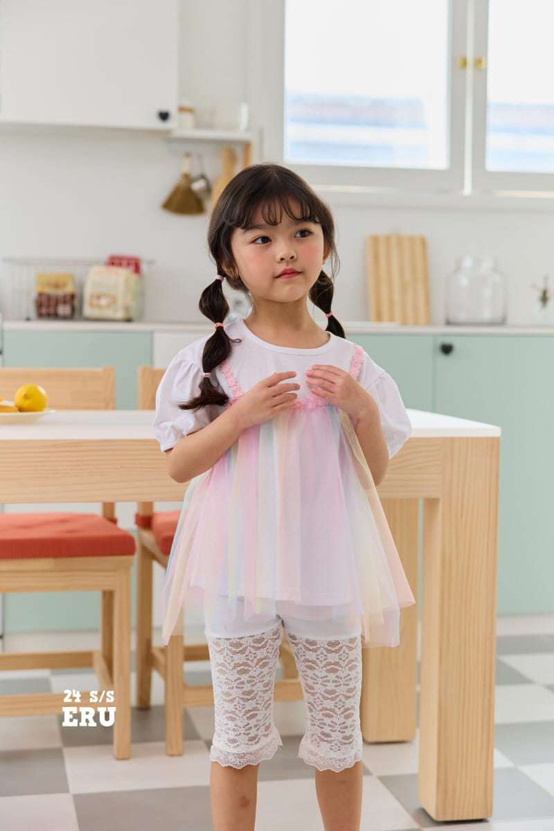 e.ru - Korean Children Fashion - #minifashionista - Lace Leggings - 2