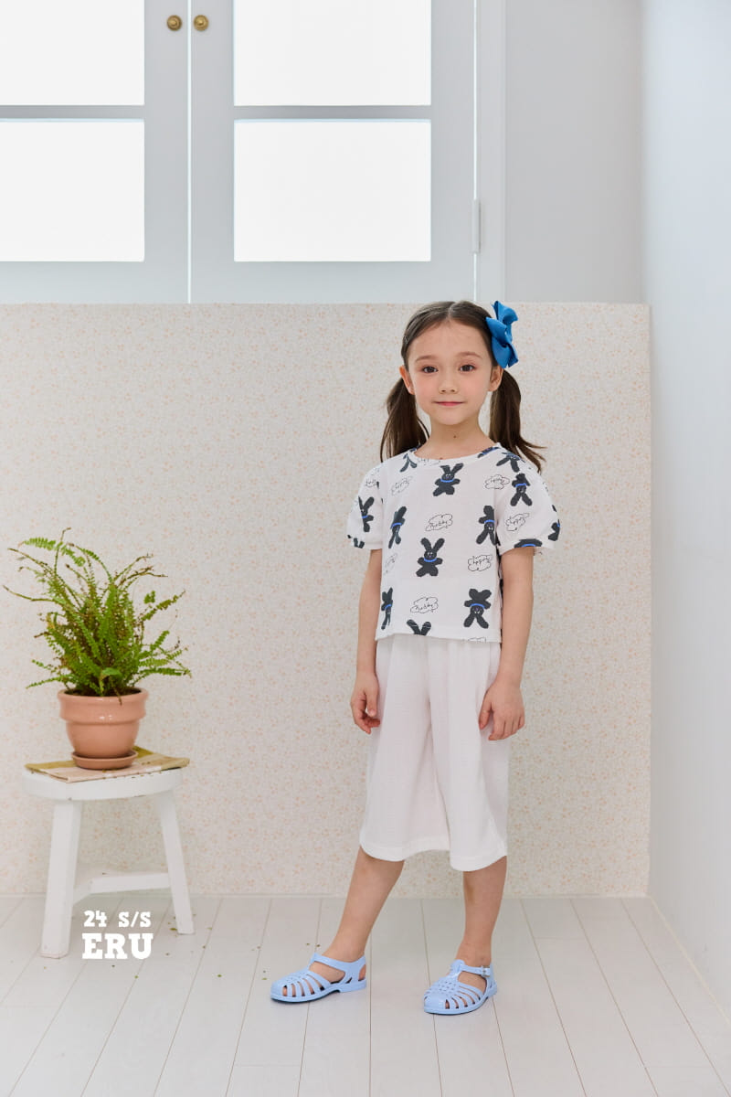 e.ru - Korean Children Fashion - #prettylittlegirls - Rabbit Crop Tee - 3