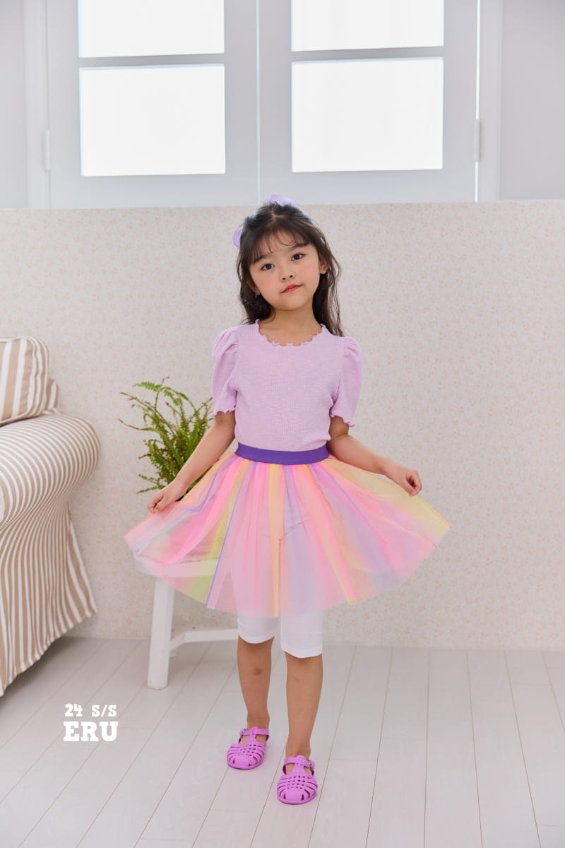 e.ru - Korean Children Fashion - #prettylittlegirls - Rainbow Skirt Leggings - 8