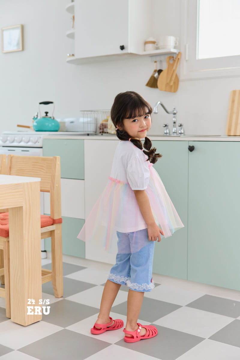e.ru - Korean Children Fashion - #prettylittlegirls - Rainbow Long Tee - 6