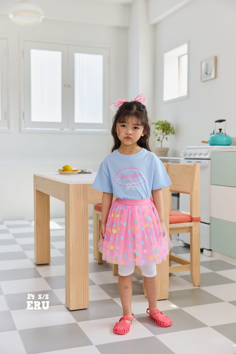 e.ru - Korean Children Fashion - #stylishchildhood - Flower Skirt Leggings - 8
