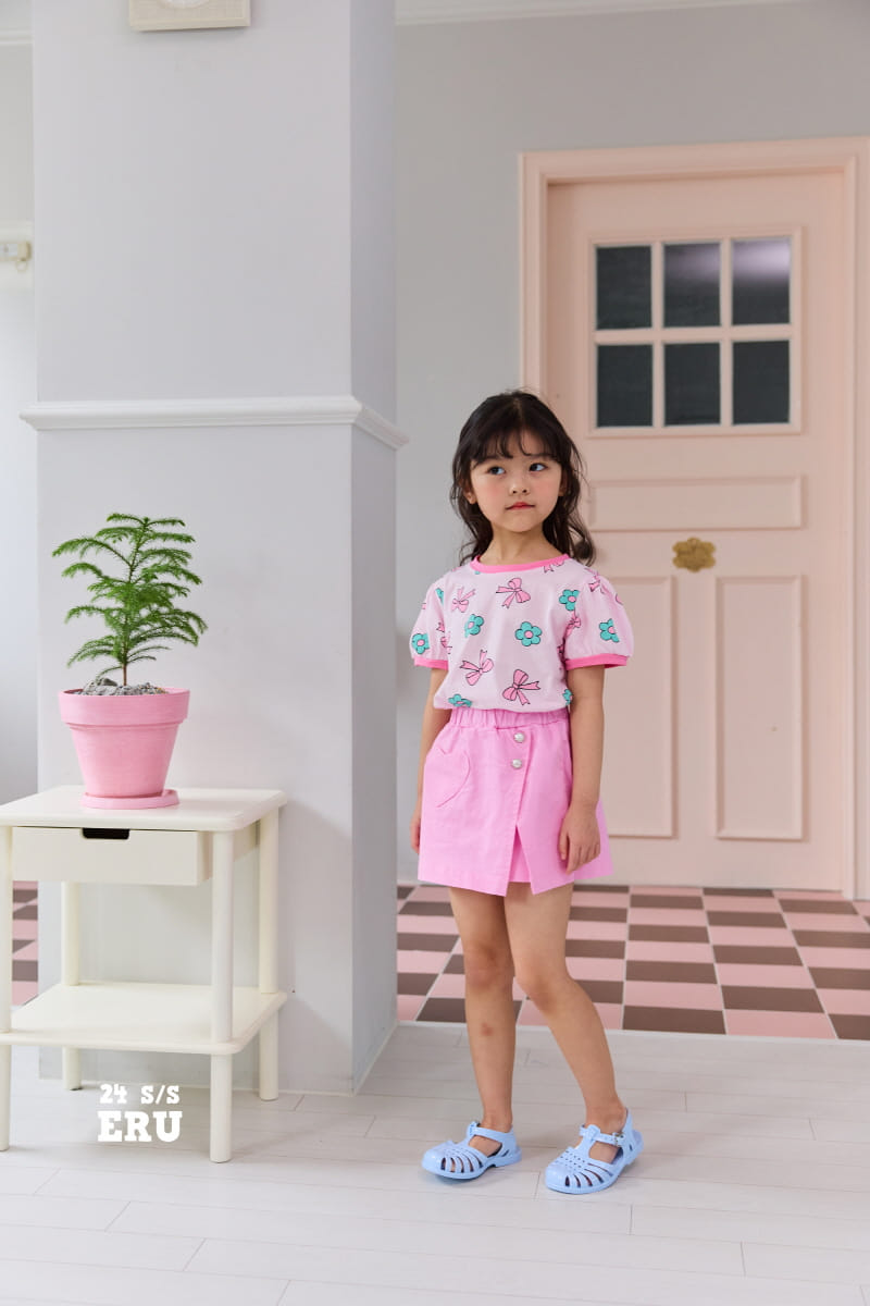 e.ru - Korean Children Fashion - #toddlerclothing - Cute Ribbon Tee - 4