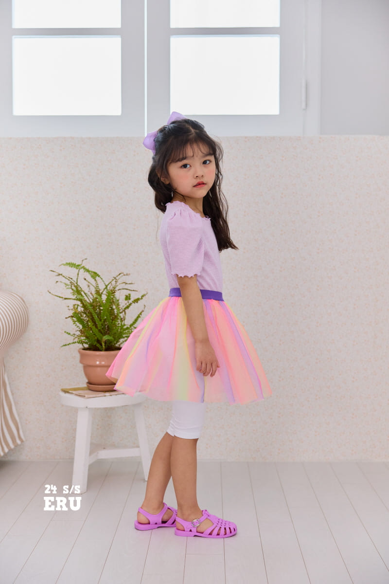 e.ru - Korean Children Fashion - #stylishchildhood - Rainbow Skirt Leggings - 11