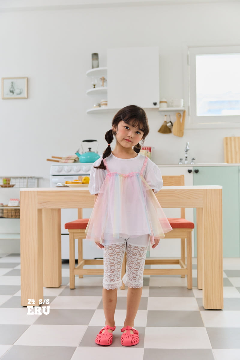 e.ru - Korean Children Fashion - #stylishchildhood - Lace Leggings - 6