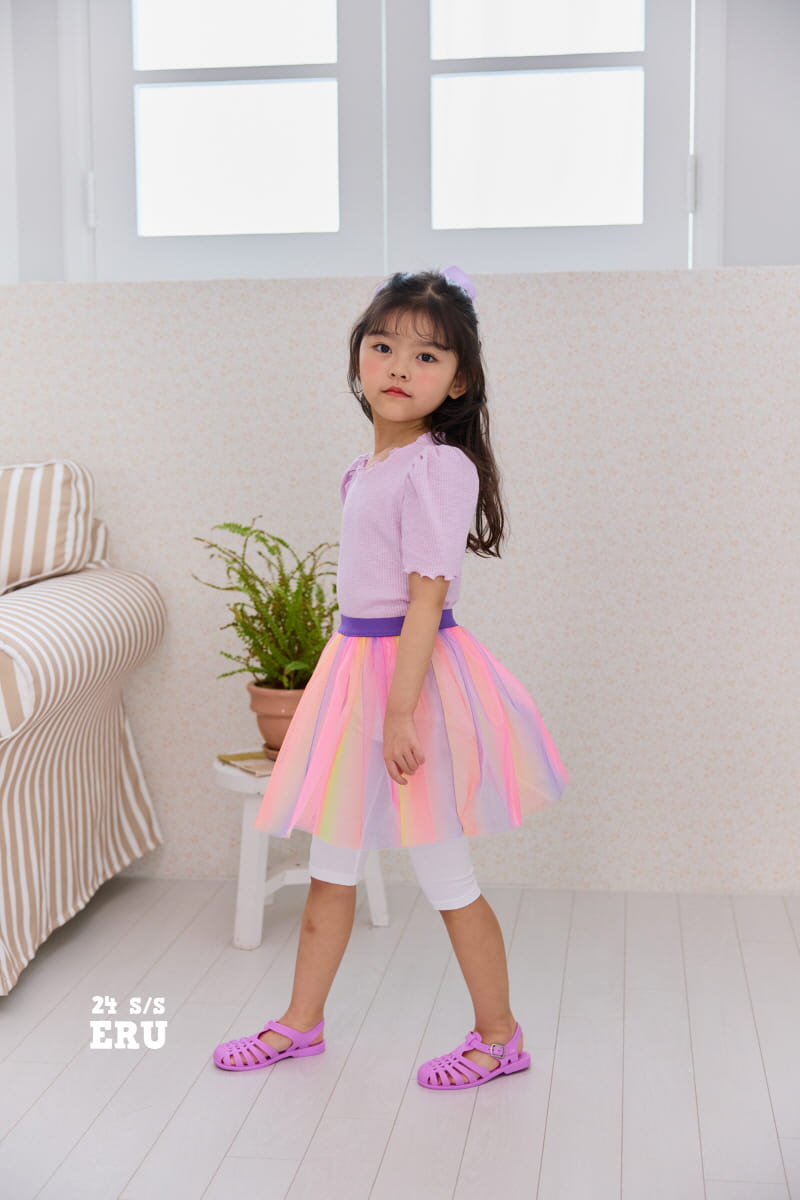 e.ru - Korean Children Fashion - #todddlerfashion - Rainbow Skirt Leggings - 9