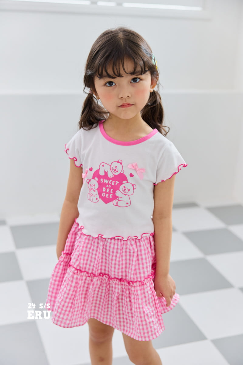 e.ru - Korean Children Fashion - #todddlerfashion - Heart Bear Tee - 10