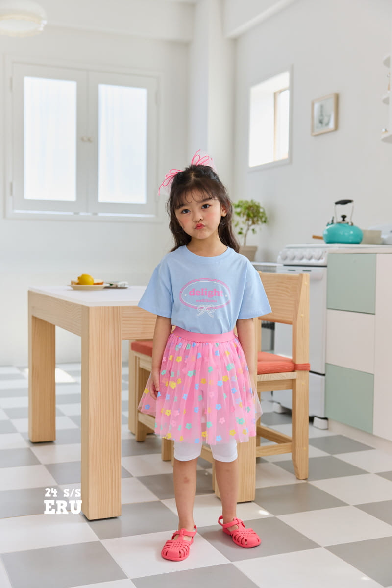 e.ru - Korean Children Fashion - #toddlerclothing - Flower Skirt Leggings - 7