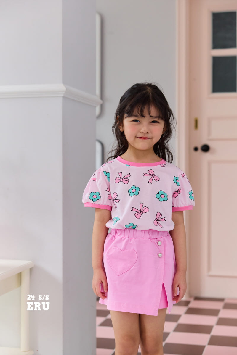 e.ru - Korean Children Fashion - #toddlerclothing - Cute Ribbon Tee - 3