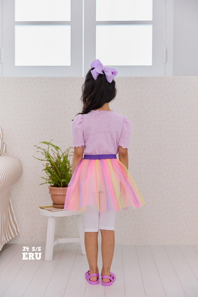 e.ru - Korean Children Fashion - #toddlerclothing - Rainbow Skirt Leggings - 10