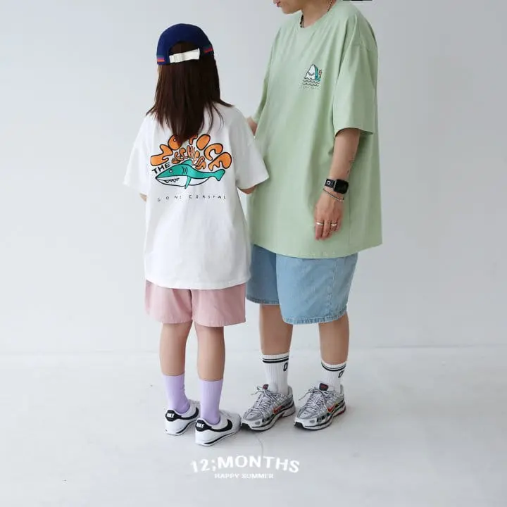 12 Month - Korean Children Fashion - #childrensboutique - Shark Tee With Mom - 9